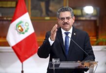 Manuel Merino anuncia su dimisión «irrevocable» a la Presidencia de Perú