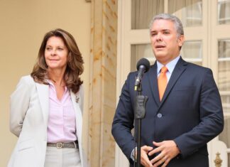 La esposa del presidente de Colombia da positivo al coronavirus