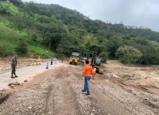Habilitan en una via de la carretera internacional CA-11A