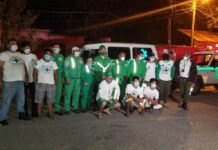 Llegan al país 22 miembros de Cruz Verde de El Salvador, para apoyar labores de rescate de personas