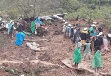 Familia queda soterrada en el departamento de Ocotepeque
