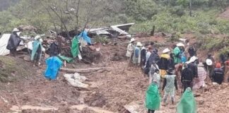Familia queda soterrada en el departamento de Ocotepeque
