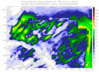 Continua la alerta en el territorio nacional divido a las lluvias y chubascos