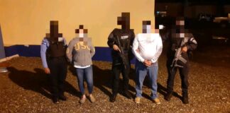 Pareja es detenida por la comisión de varios delitos en la zona norte del país capturados