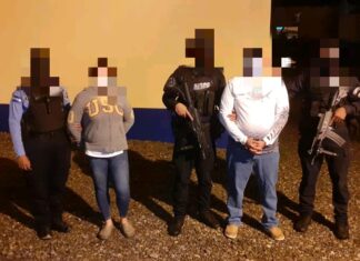Pareja es detenida por la comisión de varios delitos en la zona norte del país capturados