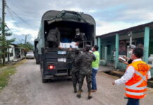 Fuerzas Armadas realiza entrega de paquete humanitario
