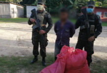 Proceso penal a individuo que transportaba unas cinco mil hojas de coca