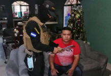 Miembro de la Mara Salvatrucha (MS-13) es capturado en Choluteca