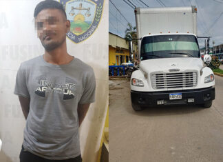 Policías preventivos recupera vehículo con mercadería robada y capturan a sospechoso del hecho criminal