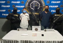 FNAMP capturo a dos miembros de la pandilla 18