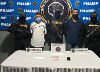 FNAMP capturo a dos miembros de la pandilla 18