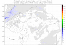 Nubosidad, lluvias y lloviznas leves en las zonas norte, noroccidental y central