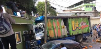 Se accidentan empleados de la Pepsi en Santa Rosa de Copán