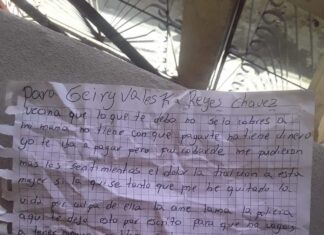 Carta escrita por suicida revela supuesta infidelidad de su pareja a quien también le quitó la vida