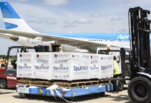 Llega a Argentina el avión de Rusia con la segunda remesa de la Sputnik-V Buenos Aires (Argentina)