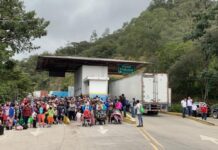 Se reporta otro grupo de caravana migrante que ingresa a Guatemala por la frontera El Florido Caravana Guatemala