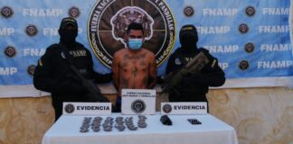 Con operación de inteligencia la FNAMP dio detención a un miembro de la Pandilla 18.