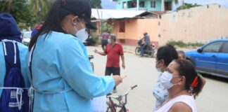 Médicos sale a las calles a contraatacar el Covid-19 en la zona norte