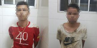 Agentes de policía recuperan tres vehículos con reporte de robo y detiene a dos sospechosos del ilícito