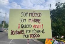 ¡Soy médico, soy madre, quiero vivir! tomemos conciencia por ti y por mí: Médicos del sector privado