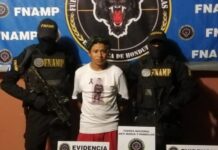 FNAMP captura al «Salinas» acusado por venta y distribución de drogas en Choluteca