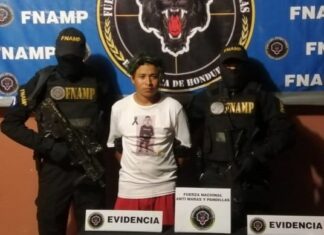 FNAMP captura al «Salinas» acusado por venta y distribución de drogas en Choluteca