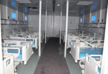 Solo un paciente se atiende en el hospital móvil de Tegucigalpa