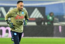 Ospina se lesiona en el calentamiento de Nápoles-Juventus