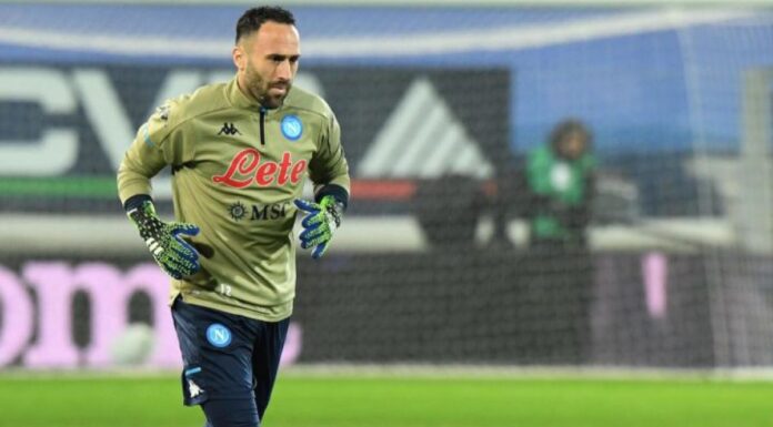 Ospina se lesiona en el calentamiento de Nápoles-Juventus