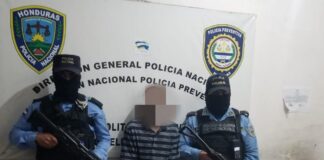 Policías preventivos arrestan a presunto integrante de la Mara 18 en posesión de droga