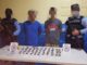 Dos sujetos son detenidos por policías preventivos en posesión de supuesta droga y remitidos a la Fiscalía