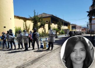 Video muestra cuando habitantes enardecidos incendian posta policial en La Esperanza
