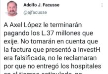 Cónsul Honorario en Turquía arremete contra autoridades por pagos que según el le harán a Axel López
