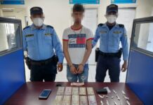 Se captura persona por el delito de tráfico de drogas en la Ceiba