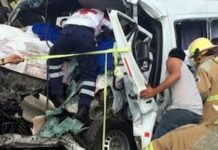 Fallecen 11 personas en un accidente vial en el norte de México