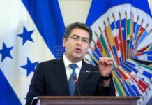 Acusación de narcotráfico contra el presidente Hondureño protagoniza juicio