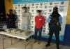 Dos personas son arrestadas por el tráfico ilícito de drogas en la zona sur del país