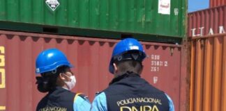 Policía Nacional reporta el decomiso de más de 244 toneladas de sustancia química controlada