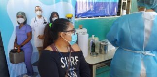 Jornada de vacunación en Siguatepeque