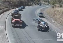 Cámaras del 911 captan accidente vial provocado por un conductor irresponsable