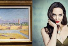Angelina Jolie vende un cuadro de Churchill por 9,6 millones de euros