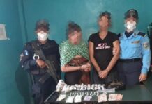Detención judicial en contra de dos mujeres por supuesto tráfico de drogas en Trojes, El Paraíso