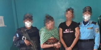 Detención judicial en contra de dos mujeres por supuesto tráfico de drogas en Trojes, El Paraíso