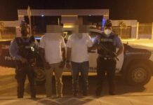 Arrestan a dos sujetos cuando trasladaban ilegalmente por territorio hondureño a menores de edad