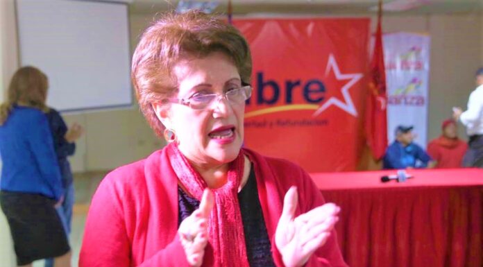 Emiten orden de captura contra la diputada del Congreso Nacional por el partido Libre María Luisa Borjas