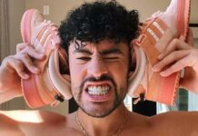 Se agotan los tenis rosa de Bad Bunny en minutos