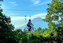 Inauguran en Puerto Rico el circuito de bicicleta en cable más grande del mundo