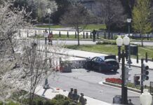 Un coche atropella a dos policías en el Capitolio de EEUU