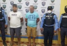 Dos personas detenidas por el delito de tráfico de personas en punto fronterizo al norte del país