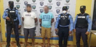 Capturan a dos «coyotes» por transportar a tres ecuatorianos en el sur de Honduras